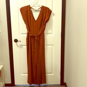 Rust Jumpsuit